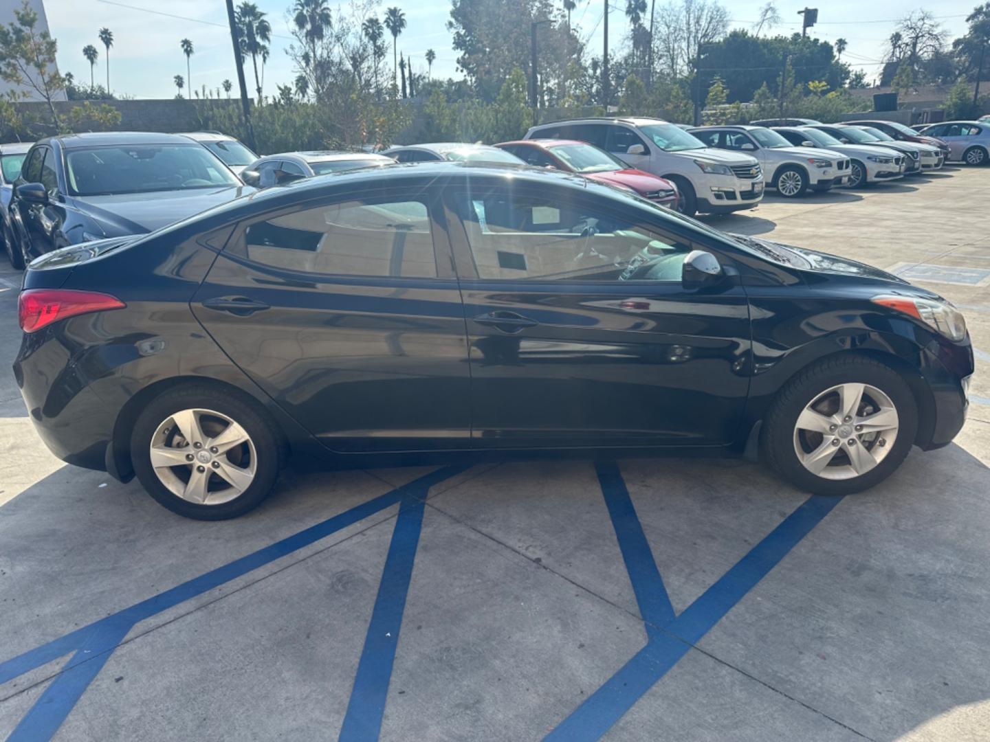 2013 Black /Black Hyundai Elantra (KMHDH4AE8DU) with an 4 Cylinder engine, Automatic transmission, located at 30 S. Berkeley Avenue, Pasadena, CA, 91107, (626) 248-7567, 34.145447, -118.109398 - Low Miles! - Photo#6